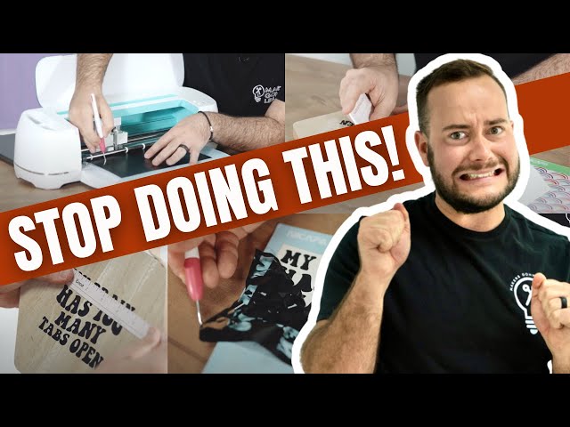🛑PLEASE STOP DOING THIS WITH YOUR CRICUT 🛑