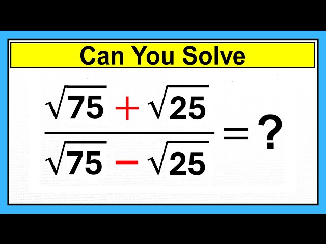 Nice Square Root Simplification | How to Solve!!!!