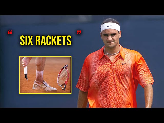 The Day Young Federer SMASHED 6 Rackets | Tennis Most Bizarre Battle (ft. Marat Safin)