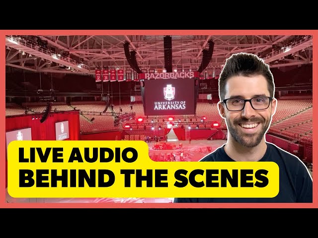 Live Audio Behind The Scenes | 19,000 Seat Arena Commencement Ceremony