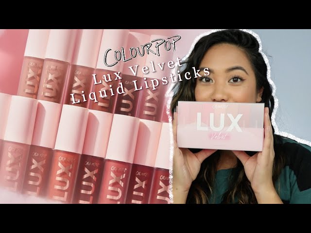 COLOURPOP Lux Velvet Liquid Lipsticks Swatches | Medium to Tan skintone