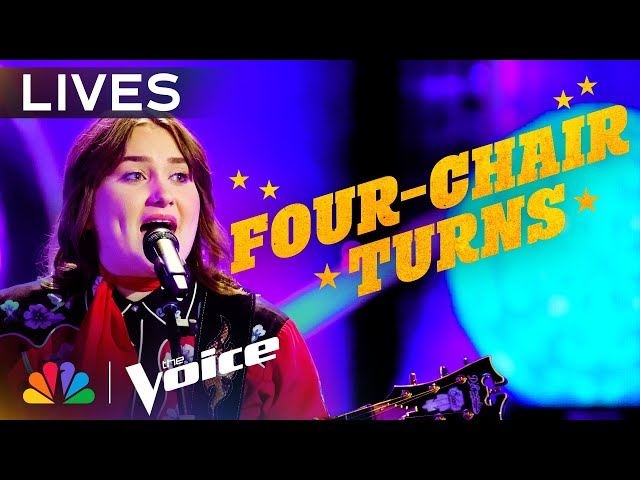 The Best Four-Chair Turns from Season 24 | The Voice | NBC