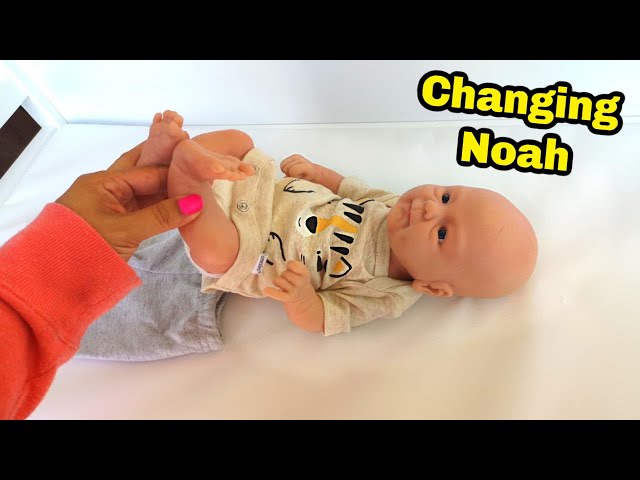 Changing My Silicone Baby Boy Role-play + New Change Table
