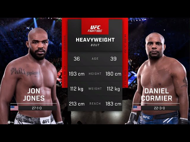 Jon Jones vs Daniel Cormier (Simulation on PS5 | UFC 5)