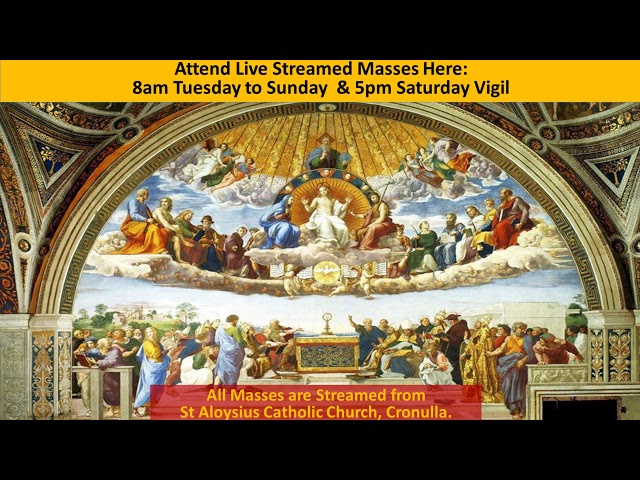 Catholic Mass for Wednesday of 9th Week in Ordinary Time - 5 June 2024 - 8am