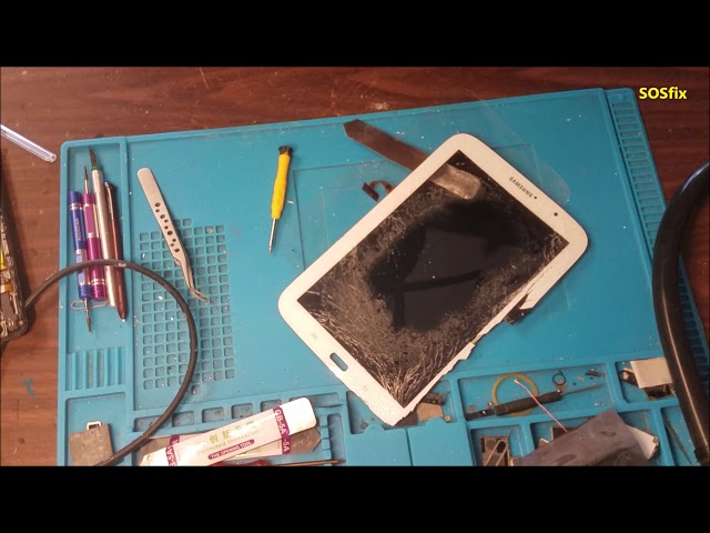 samsung tablet gt 5110 change the top glass only