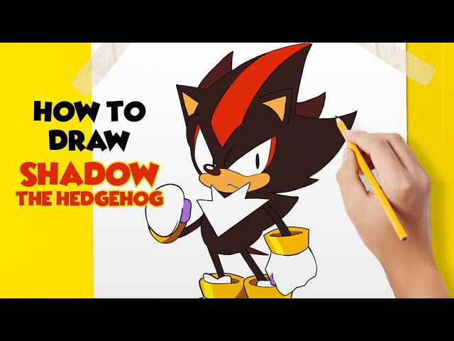 How to draw Shadow the Hedgehog