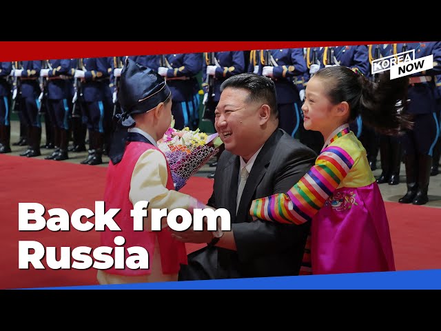 Kim jong-un returns to Pyongyang after trip to Russia