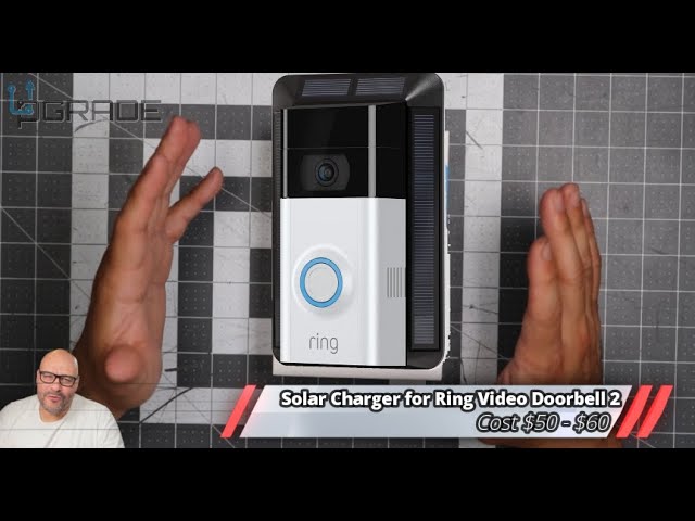 Solar Charger for Ring Video Doorbell 2
