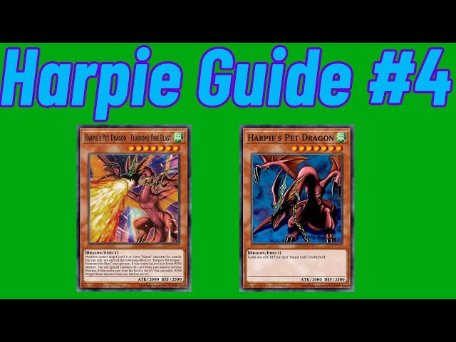 Harpie Deck Guide #4 - Pet Dragon Fearsome Fire Blast [ Yu-Gi-Oh! TCG / Master Duel ]