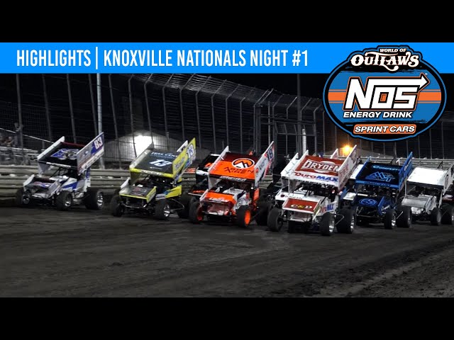 World of Outlaws NOS Energy Drink Sprint Cars, Knoxville Raceway August 10, 2022 | HIGHLIGHTS