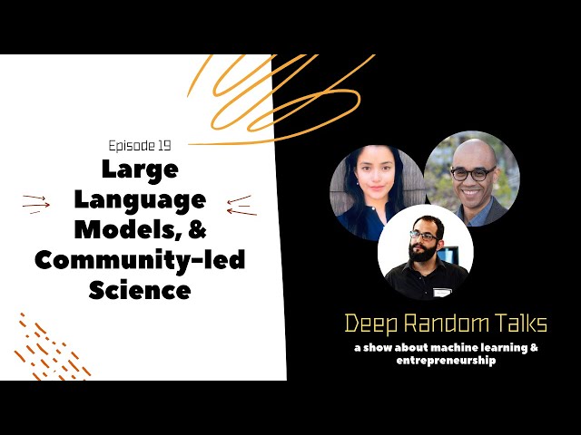 Large Language Models, AI Ethics, and Community-led Science - Deep Random Talks - Episode 19