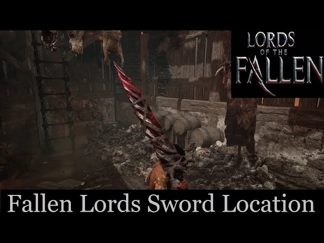 Inferno Fallen Lords' Sword Location. (Lords of the fallen)