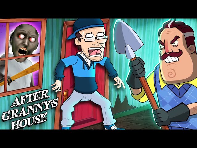 What Happened to FGTeeV after Granny's House? Inside Hello Neighbor's House! (Animation)