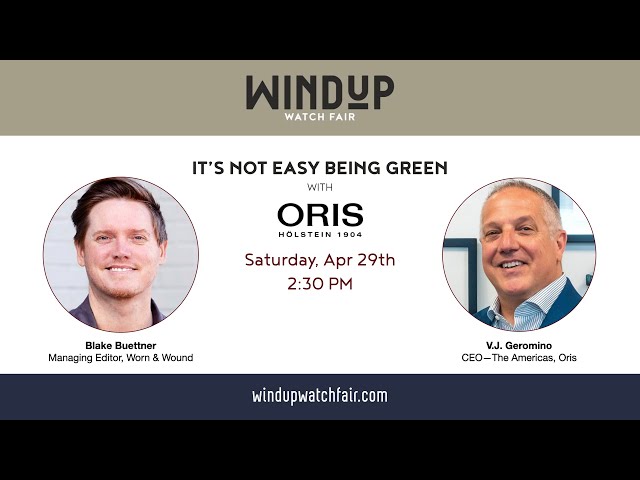 It’s Not Easy Being Green with Oris