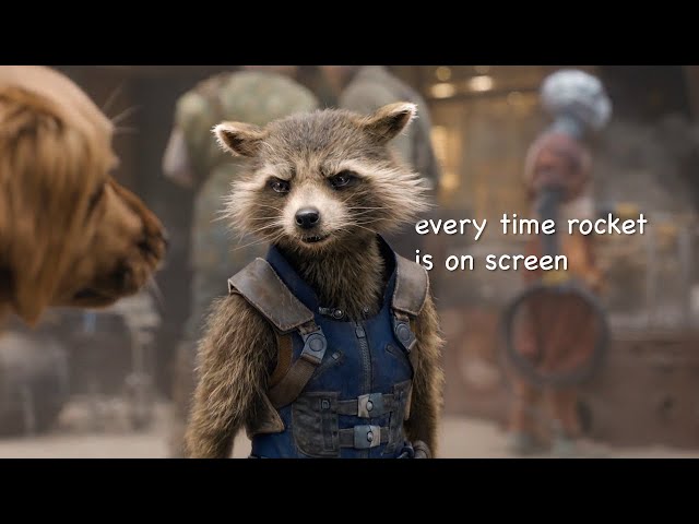Every time Rocket is on screen in the Holiday Special