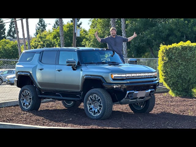 I Drive The Hummer EV SUV For The First Time! Everything To The Max