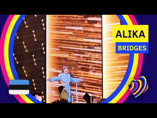 Alika - Estonia - Bridges - Semi Final 2 Rehearsal [Live]