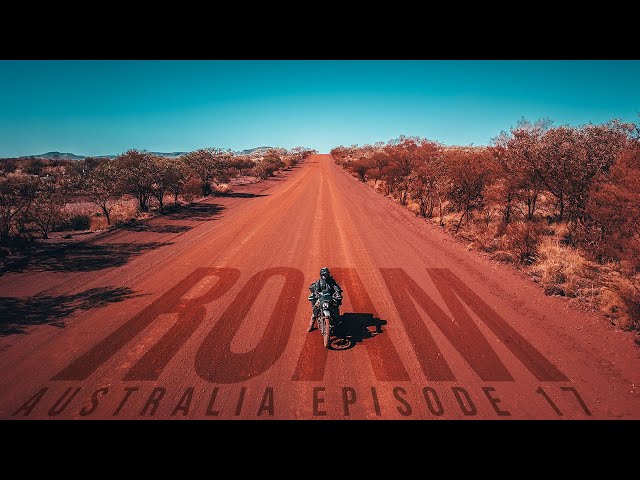 Riding around Australia on my solo motorcycle camping adventure in Karijini NP S2 Episode 17