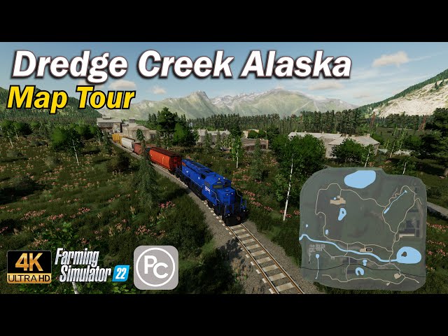 Dredge Creek Alaska | Map Tour | Farming Simulator 22