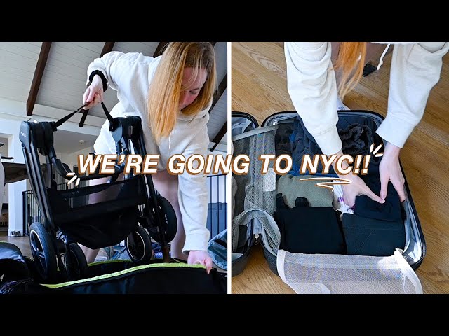 pack with me for NEW YORK CITY // what I packed for my 6 month old flying to NYC