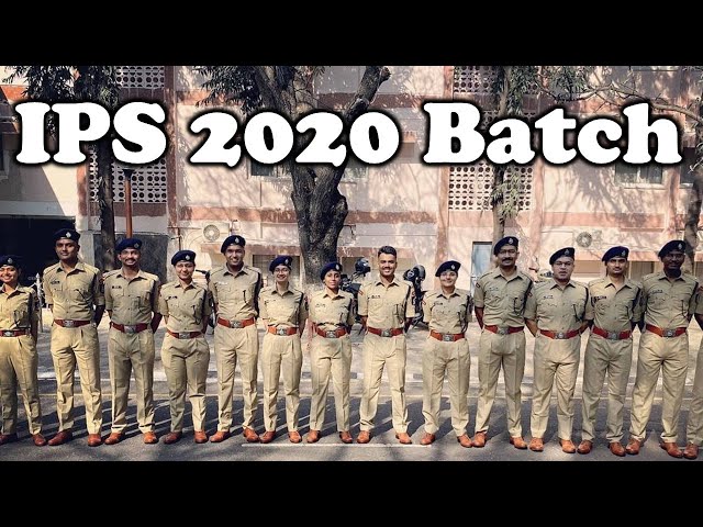 IPS Officers 2020: SVPNPA | LBSNAA