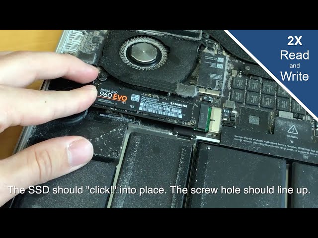 Upgrade your Macbook Pro SSD using any NVMe Drive (Double Performance!)