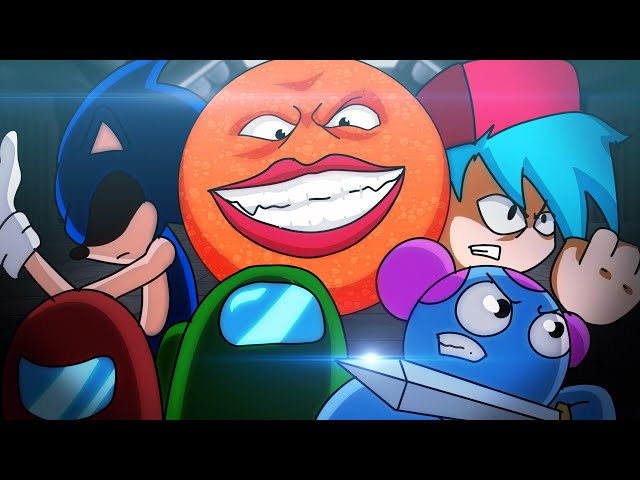 Impostor Annoying Orange vs Everyone “EJECTED SLICED” | Among Us x Learn With Pibby x FNF Animation