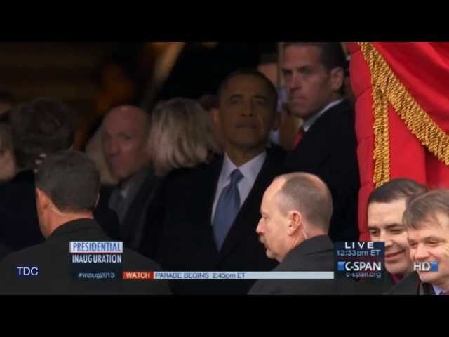 Obama Marvels At Glorious Inaugural View "One More Time" After 2013 Inauguration Ceremony