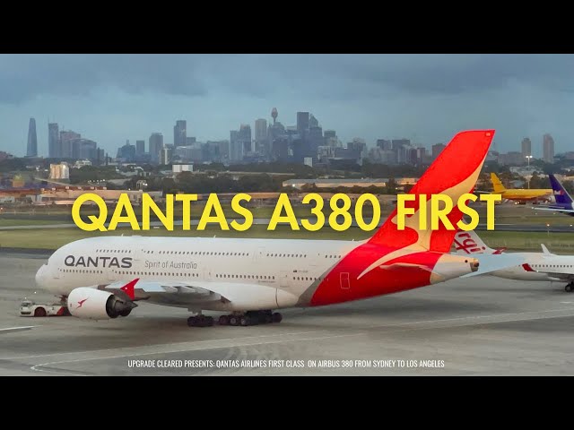 Qantas First Class on A380 on Sydney to Los Angeles - AVERAGE