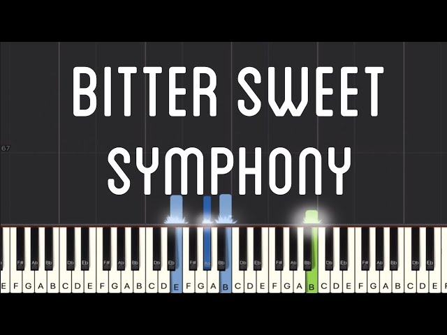 The Verve - Bitter Sweet Symphony Piano Tutorial | Medium