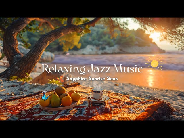 The secret magic of jazz music and the sound of ocean waves 🏝️⛱️Repels all fatigue