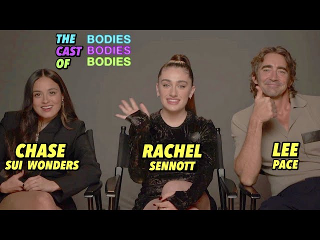 LEE PACE, RACHEL SENNOTT & CHASE SUI WONDERS talk #BodiesBodiesBodies - Electric Playground