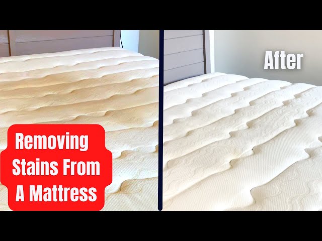 Removing Mattress Stains for a Cleaner and Refresh Bed