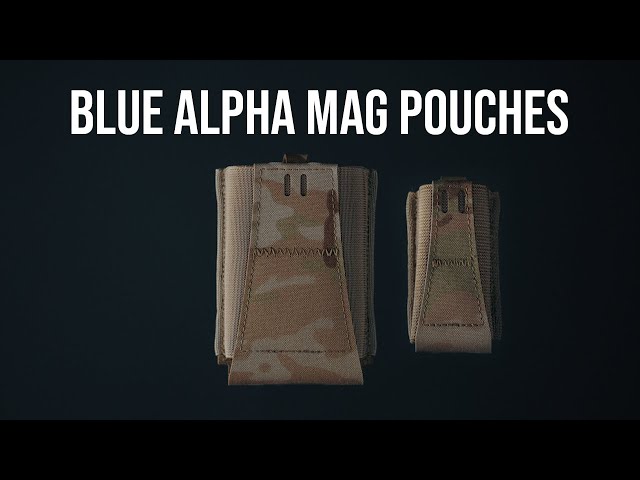 Introducing the Blue Alpha Rifle and Pistol Magazine Pouches