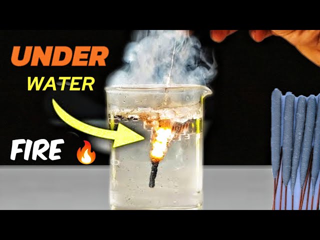 Amazing Science Experiment For School | Under Water Fire 🔥| Science Experiments #experiments