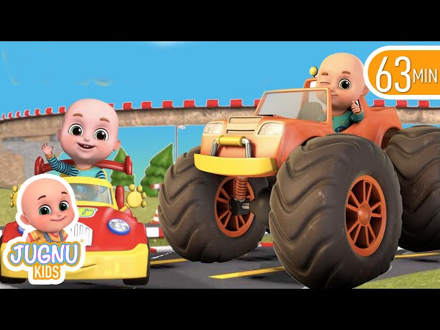 How to drive | toy cars | construction vehicles | Jugnu Kids