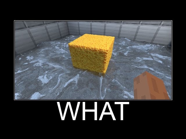 Minecraft wait what meme part 42 | realistic sponge