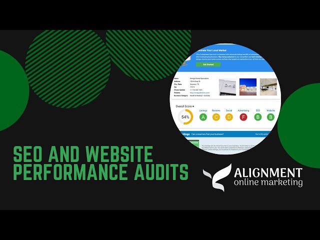 SEO and Website Performance Audits - Alignment Online Marketing