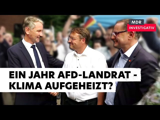 Ein Jahr AfD-Landrat Robert Sesselmann: Wie hat sich das politische Klima verändert?