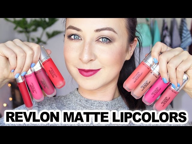 Revlon Ultra HD Matte Lip Color Review & Swatches | All 8 shades