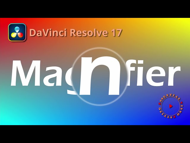 Create Custom Magnifier and Spotlight Effect with Fusion Macro and Expression in DaVinci Resolve