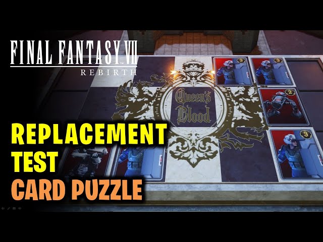Replacement Test Card Puzzle | Costa del Sol Card Carnival | Final Fantasy 7 Rebirth