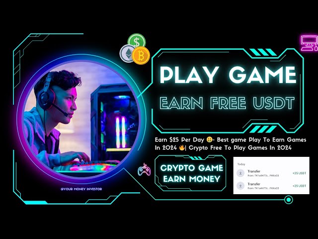 Earn $25 Per Day 🤑- Best game Play To Earn Games In 2024 🔥| Crypto Free To Play Games In 2024
