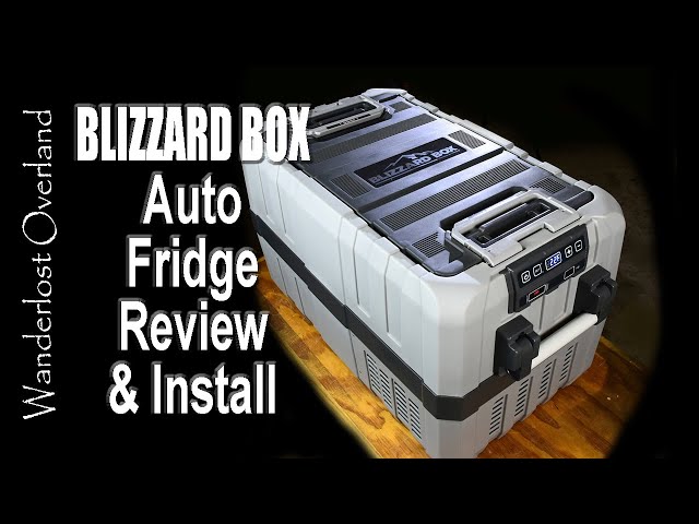 41 Quart Blizzard Box Fridge Review & Install