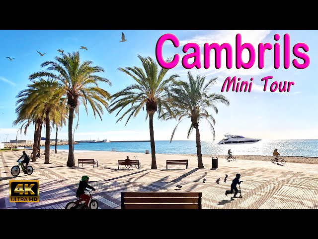 Cambrils, Spain : Family Holiday Resort, Costa Dorada, Winter Sun, Next door to Salou! 4K