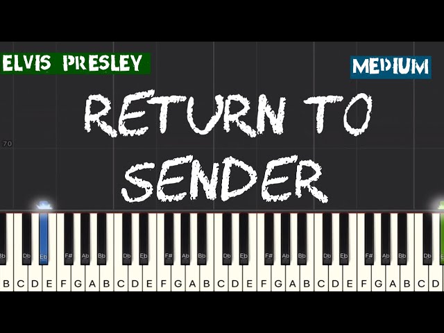 Elvis Presley - Return To Sender Piano Tutorial | Medium