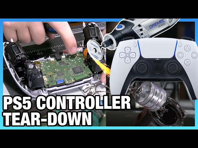 Sony PlayStation 5 DualSense Controller Tear-Down & Disassembly, ft. Dremel