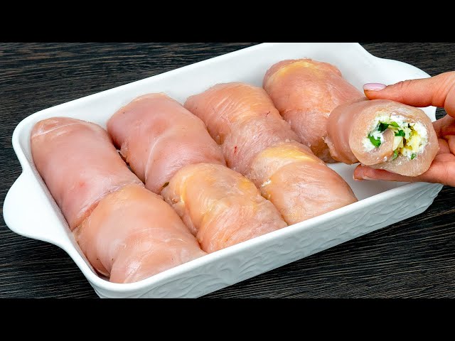 The famous chicken breast rolls. Everybody loves them!