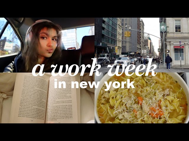 work week in my life (New York City Restaurant)